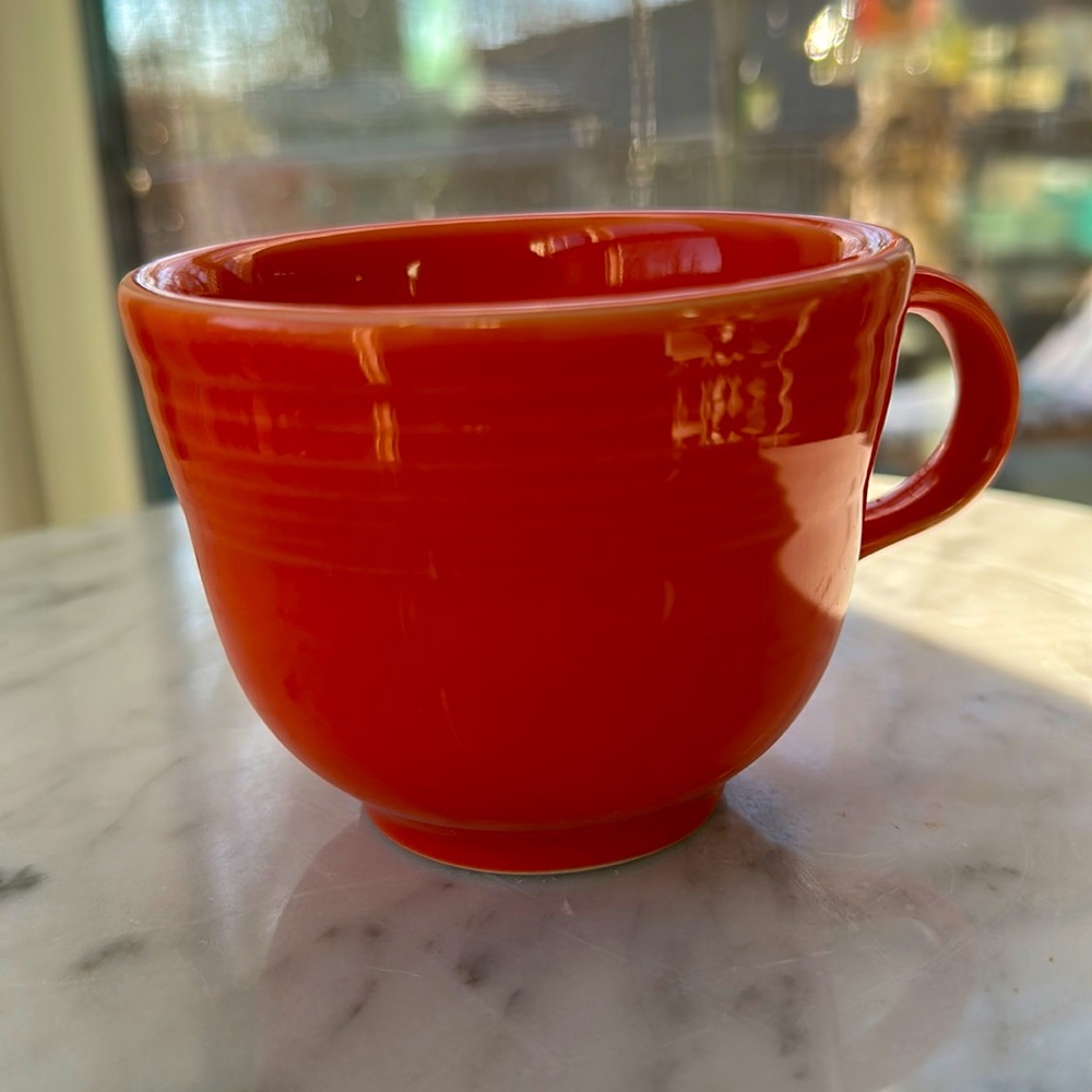 Homer Laughlin Fiesta cup in poppy